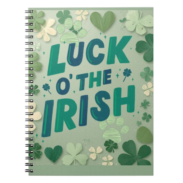 Suerte de los irlandeses Cuaderno (Frente)