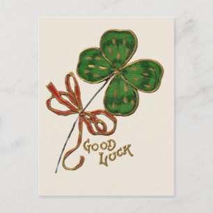 Suerte de los irlandeses tarjeta postal del día de