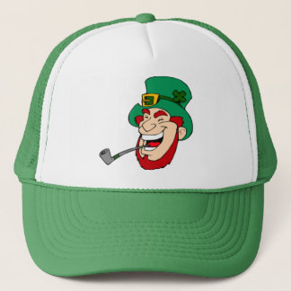 Suerte del gorra irlandés del camionero