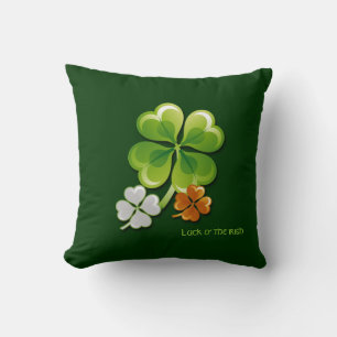 Suerte del irlandés. Almohada del regalo del día