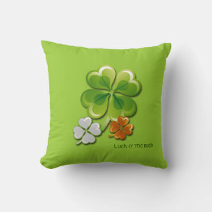 Suerte del irlandés. Almohada del regalo del día
