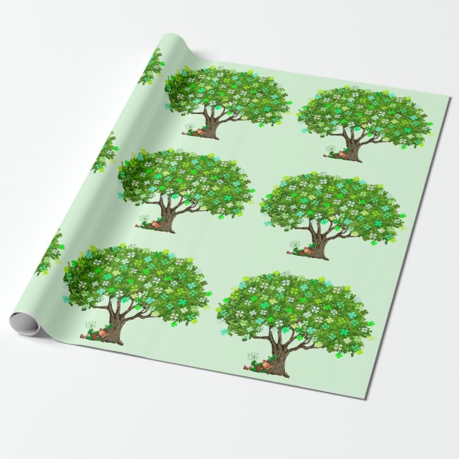 Suerte del papel de ajuste irlandés (Desenrollado)