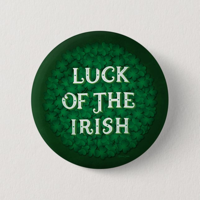 Suerte del Pin irlandés / botón (Anverso)