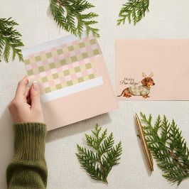 Suéter a cuadros de Navidad para perro dachshund l