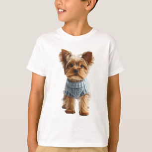 Suéter Azul Yorkie Niños