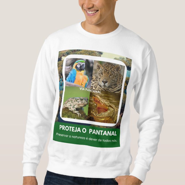 Suéter Básico Masculino Pantanal (Anverso)