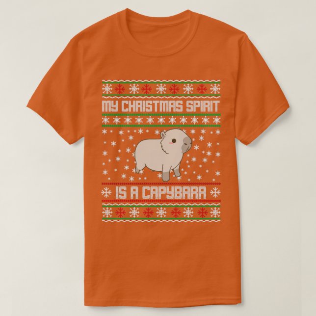 suéter capibara navidades feos (Diseño del anverso)