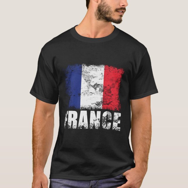 Suéter de bandera francesa de bandera de Francia (Anverso)