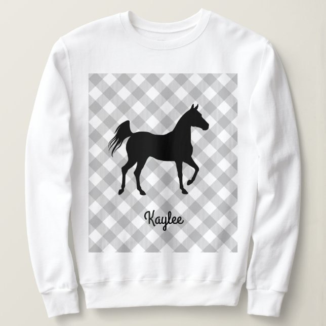 Suéter de caballo dorado (no tan feo) (Anverso del diseño)