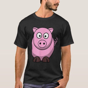 Suéter de cerdito. Personalizado de cerdo feliz
