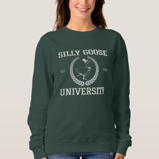 Suéter de la Universidad Silly Goose