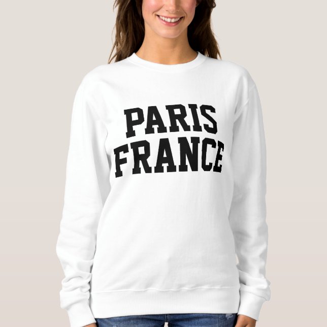 Suéter de las señoras de París Francia (Anverso)