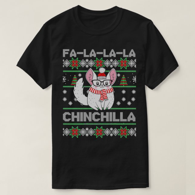Suéter de los Navidades feos de Chinchilla (Diseño del anverso)