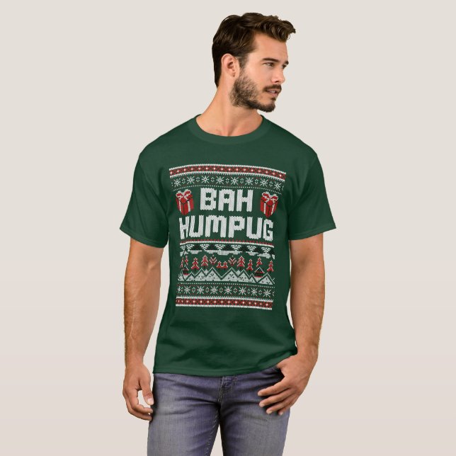 Suéter de Navidad Bah Humpug (Anverso completo)
