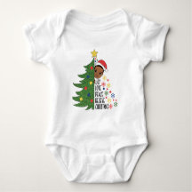 Suéter de Navidad de Niño Negro Melanina Diversión