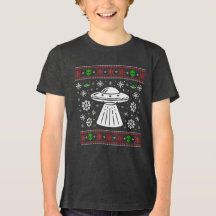 SUÉTER DE NAVIDAD FEO OVNI ALIENÍGENA NAVIDAD