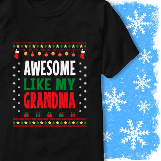 Suéter De Navidad Genial Como Mi Abuela
