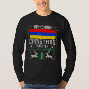 Suéter de Navidades armenios con bandera de Armeni