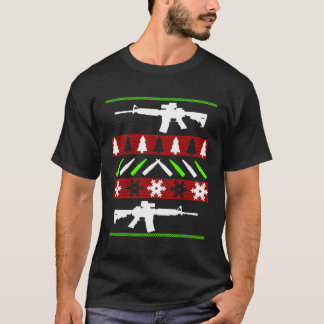 Suéter de Navidades feos Ar-15 Rifle - Divertida p