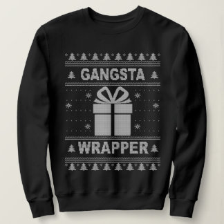 Suéter de Navidades feos de envolvimiento de gangs