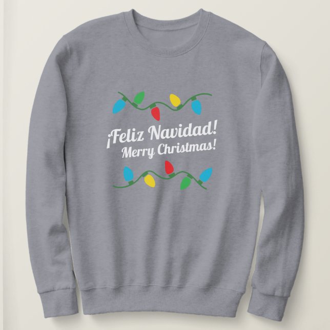 Suéter de Navidades feos de España (Anverso del diseño)