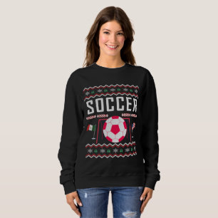 Suéter de Navidades feos de fútbol