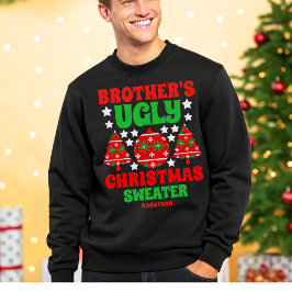 Suéter de Navidades feos del hermano personalizado