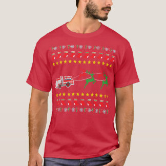 Suéter de Navidades feos para bomberos