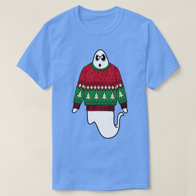 Suéter de Navidades que usan fantasma (Diseño del anverso)