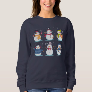 Suéter de suéter de Navidades de nieve
