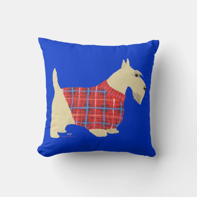 Suéter de Terrier Escocés Wheaten Almohada (Anverso)
