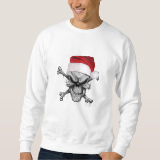 Suéter del cráneo del navidad de Papá Noel