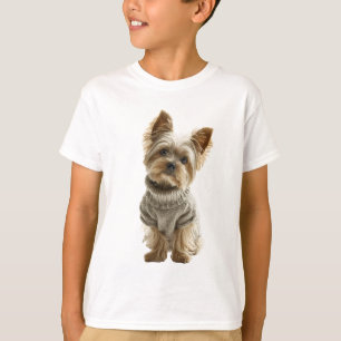 Suéter Elegante Yorkshire Terrier Niños