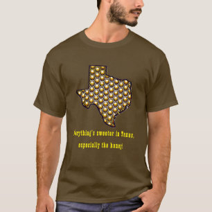 Suéter en la camiseta de Honeycomb de Texas