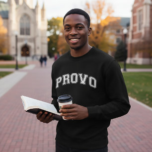 Suéter estilo universitario de PROVO América Unive