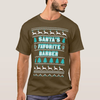 Suéter favorito de Navidades barbero y feo