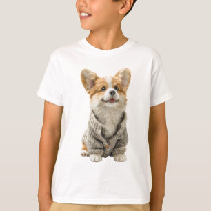 Suéter Feliz Corgi Niños