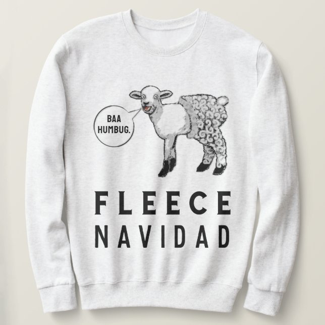 Suéter feo de Navidad (Anverso del diseño)