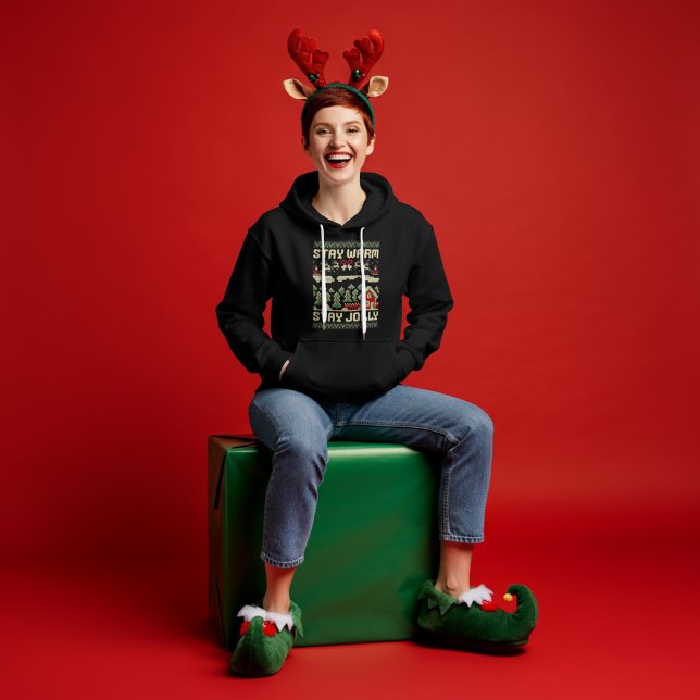 Suéter feo de Navidad Mantén el calor Mantén la al (Subido por el creador)