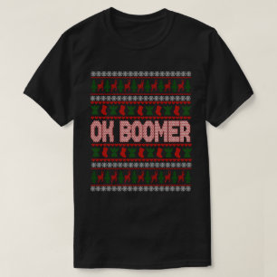 Suéter feo de Navidad 'Ok Boomer' Regalo divertido