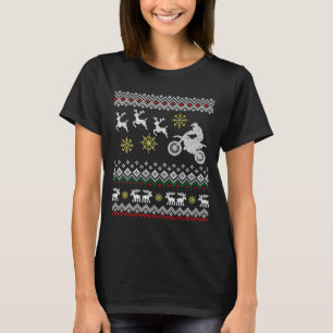 Suéter feo de Navidad para motociclista 1