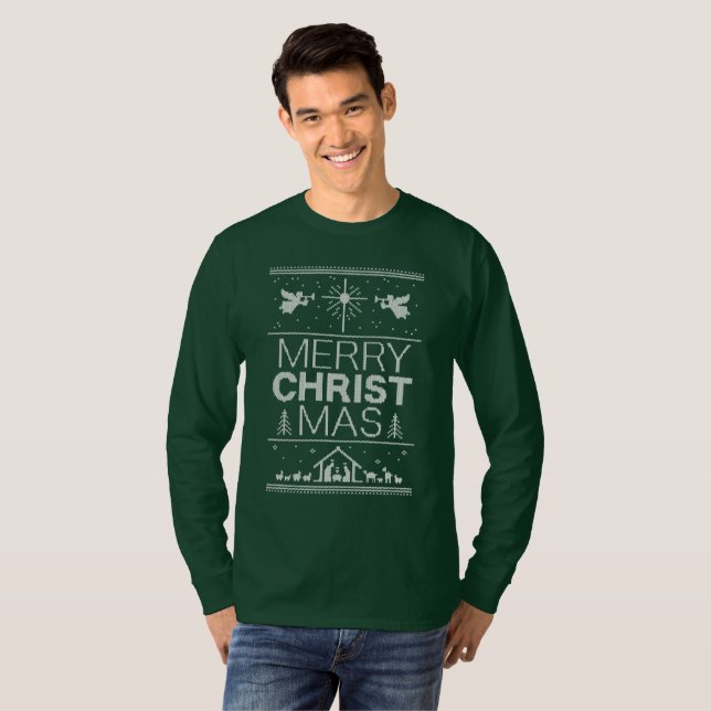 Suéter Feo de NAVidad Religioso (Anverso completo)