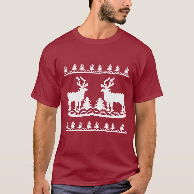Suéter feo del navidad - (Anverso)