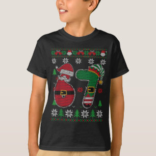 Suéter feo divertido 67 Meme 6 7 para Navidad niño