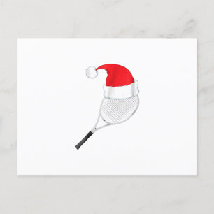 suéter feo divertido de tenis de navidad santa