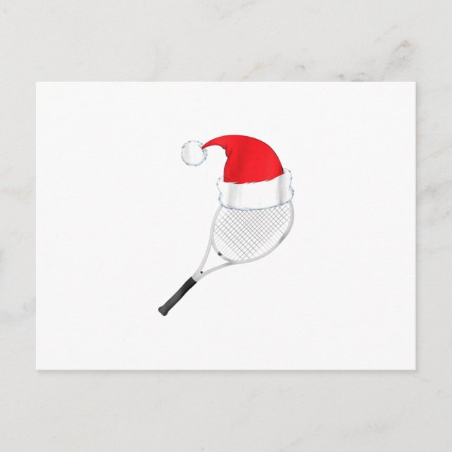 suéter feo divertido de tenis de Navidad santa (Anverso)