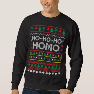 Suéter feo divertido del navidad