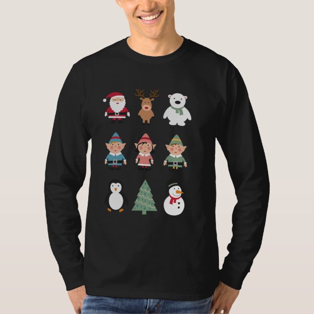 Suéter feo divertido del navidad de los compinches (Anverso)