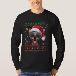 Suéter feo X-mas Santa Xoloitzcuintli Perro Cristo