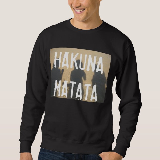 Suéter HAKUNA MATATA de Hoodless (Anverso)